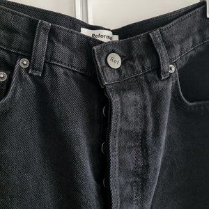 Reformation High-Rise Straight Leg Jeans